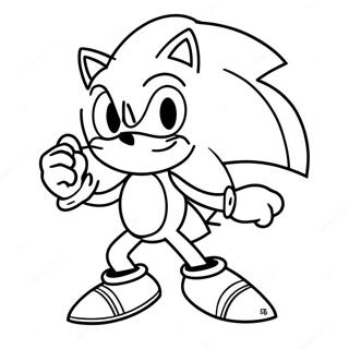 Page De Coloriage Sonic Le Herisson 138413-69749