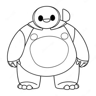 Page De Coloriage Baymax Drole Avec Un Sourire 138442-69786