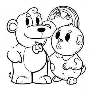 Page De Coloriage Stanley Avec Des Amis 138492 69822