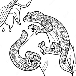 Page A Colorier Gecko 138514-69829