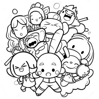 Personnages De Danganronpa En Action Page A Colorier 138568-69878