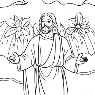 Miracles De Jésus Pages À Colorier