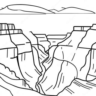 Page De Coloriage Du Grand Canyon 138770-70032