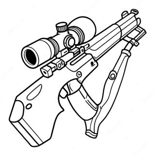 Page De Coloriage De Fusil De Sniper 138821-70069