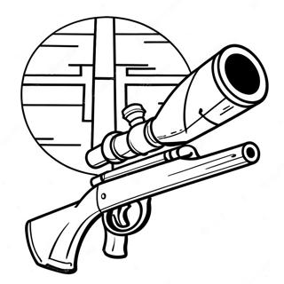 Page De Coloriage De Fusil De Sniper 138821-70070