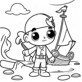 Jake Et Les Pirates Du Pays Imaginaire Pages À Colorier