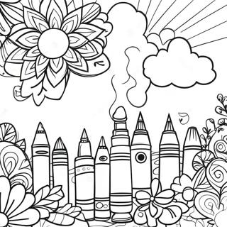 Page De Coloriage Marqueurs Posca Vibrants 139026-70233