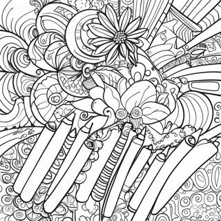 Page De Coloriage Marqueurs Posca Vibrants 139026-70234