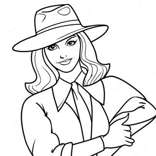 Page De Coloriage Carmen Sandiego 139051-70250