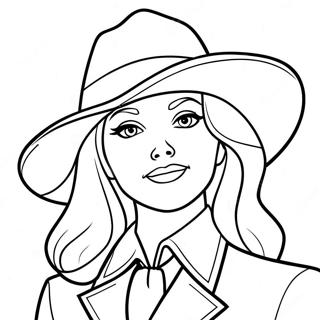 Page De Coloriage Carmen Sandiego 139051-70252