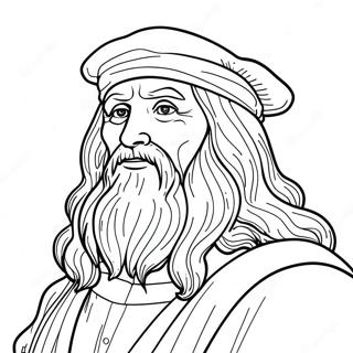 Page De Coloriage De Leonard De Vinci 139102-70290