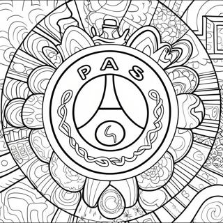 Page De Coloriage Du Logo Du Psg 139128-70311