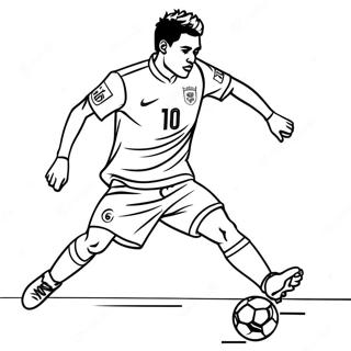 Page De Coloriage De Neymar Jr Marquant Un But 139130 70320