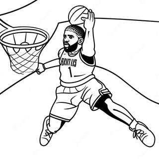 Kyrie Irving Pages à colorier