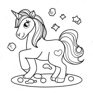 Page De Coloriage De Caca De Licorne Scintillant 139362 70500