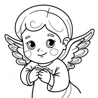 Page De Coloriage De Petit Ange 139411-70530