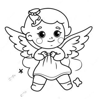 Page De Coloriage De Petit Ange Mignon 139412-70534