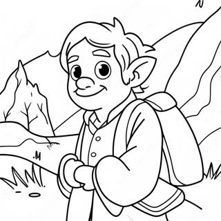 Page De Coloriage De Laventure De Bilbo Baggins 139487-70593