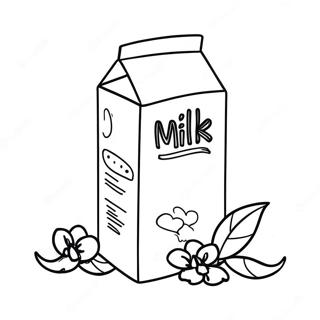 Page De Coloriage De Carton De Lait 139537-70630