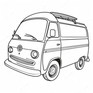 Page De Coloriage De Van De Sport Cool 139567 70667