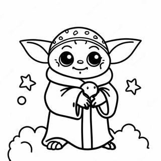 Page De Coloriage De Baby Yoda Noel 139639-70711