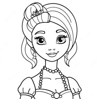 Page De Coloriage De Princesse Disney Gothique Punk 139667-70738