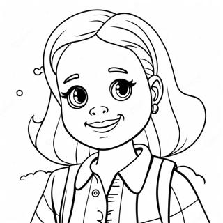 Page De Coloriage De Personnage Picsart Preppy Mignon 139718-70773