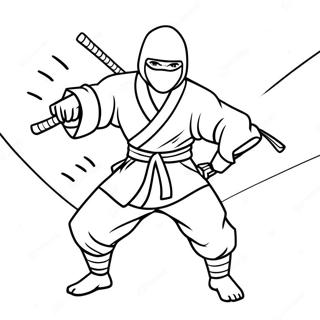 Ninja Pages À Colorier