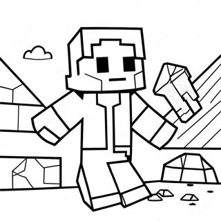 Minecraft Pages À Colorier