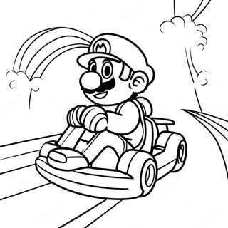 Mario Kart Pages À Colorier