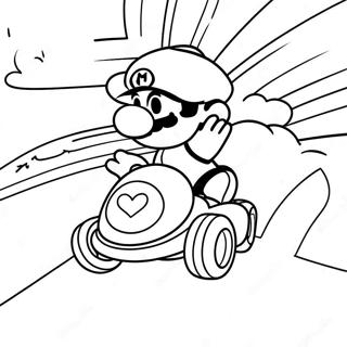 Page A Colorier Mario Kart Route Arc En Ciel 14619-3187