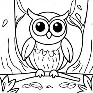 Hibou Pages À Colorier