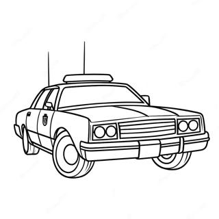 Page A Colorier De Voiture De Police Elegante 16081-3513