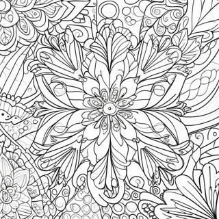 Page A Colorier De Motif De Flocon De Neige Fantaisie 16167 3540