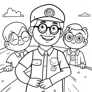 Blippi Pages À Colorier