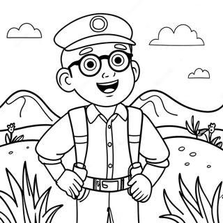 Page A Colorier De Blippi Explorant La Nature 16261-3550