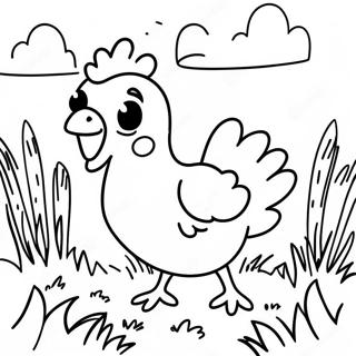 Poulet Pages à colorier