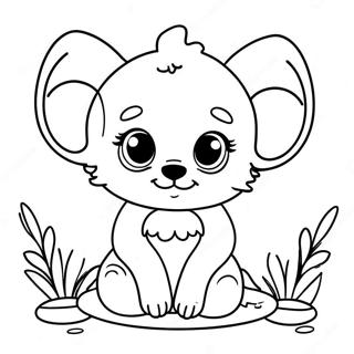 Mignons Bebe Animaux Page A Colorier 17259-3768