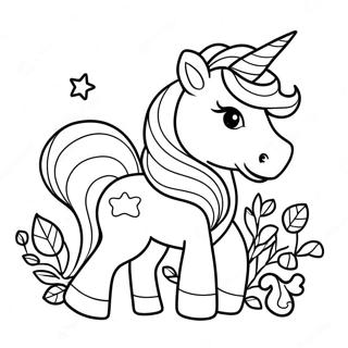 Adorable Bebe Licorne Page A Colorier 17260-3769