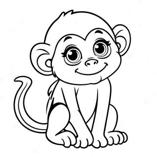 Bebe Singe Joueur Page A Colorier 17262-3777