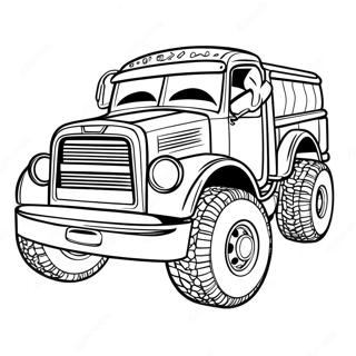 Camion Hot Wheels Vibrant A Colorier 17626-3861