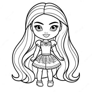 Poupee De Mode Bratz A Colorier 17710-3868