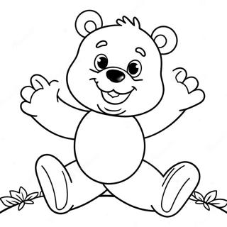 Page A Colorier De Care Bear Joyeux 18526-4042