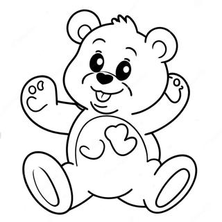 Page A Colorier De Care Bear Joyeux 18526-4043