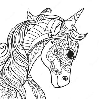 Page A Colorier De La Queue De Cheval Gracieuse 19264-4218