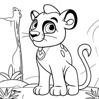 Garde Lion Pages À Colorier