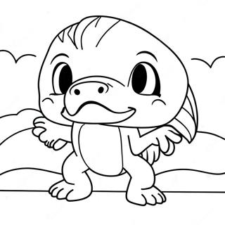 Page A Colorier De Laventure De Knuckles Lechidne 20096-4394