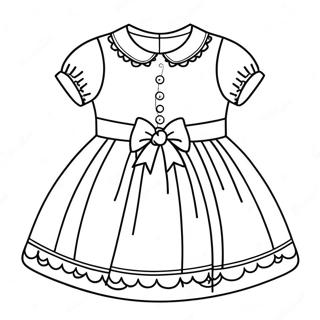 Page A Colorier De Robe Mignonne Pour Bebe 20741 4537
