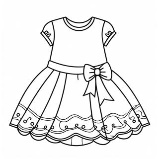 Page A Colorier De Robe Mignonne Pour Bebe 20741 4539