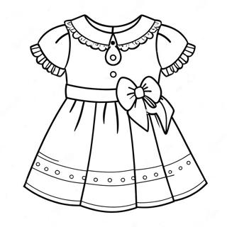 Page A Colorier De Robe Mignonne Pour Bebe 20741 4540